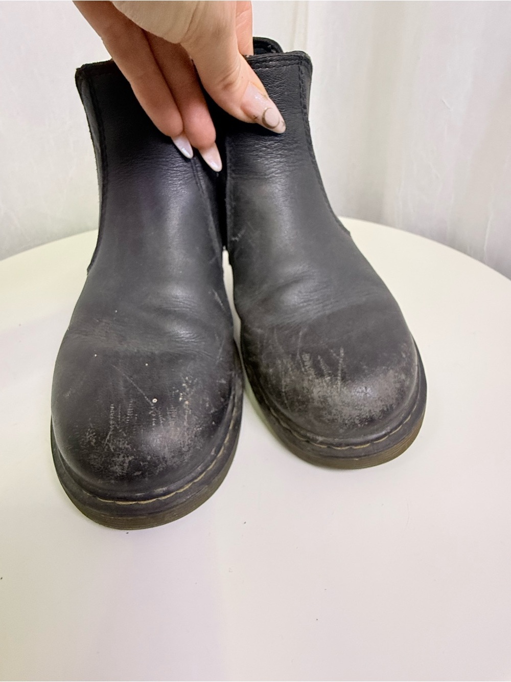 DR. MARTENS JUNIOR 2976 SOFTY T LEATHER CHELSEA BOOTS - Picture 6 of 12